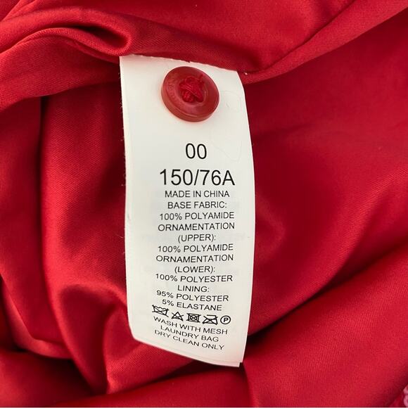 Kate Spade Red Sequin Shift Party Cocktail Evening Dress size 00 - Picture 11 of 11